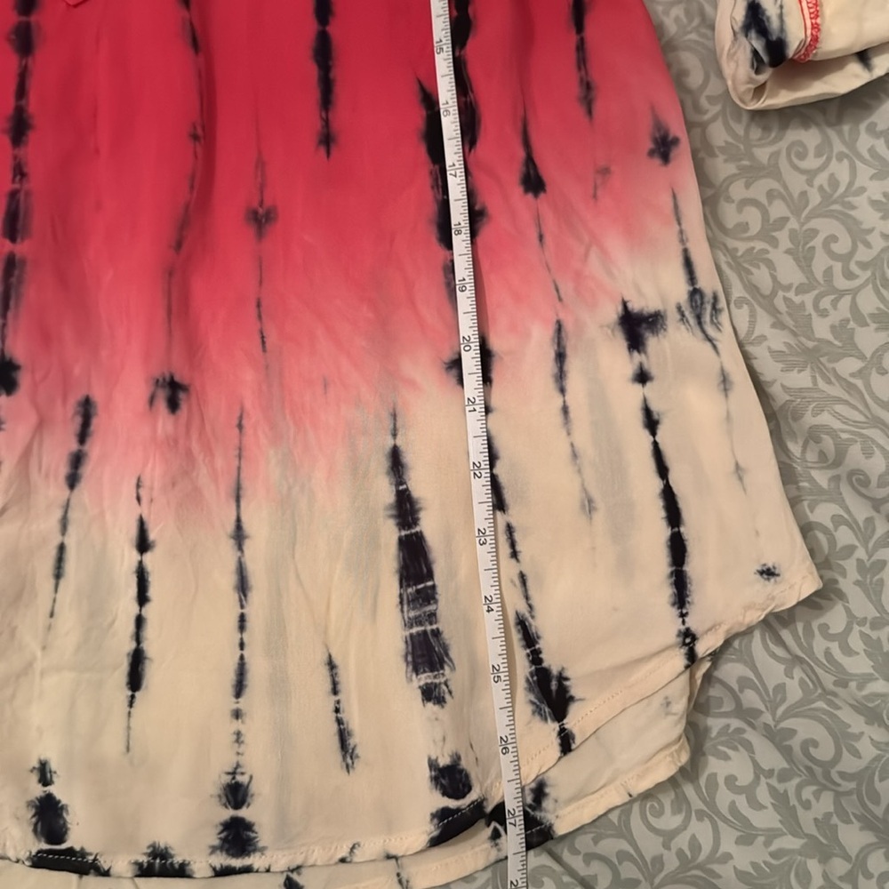 Torrid Stylish Women's Tie-Dye Tunic top size 1(14/16) - Picture 8 of 10